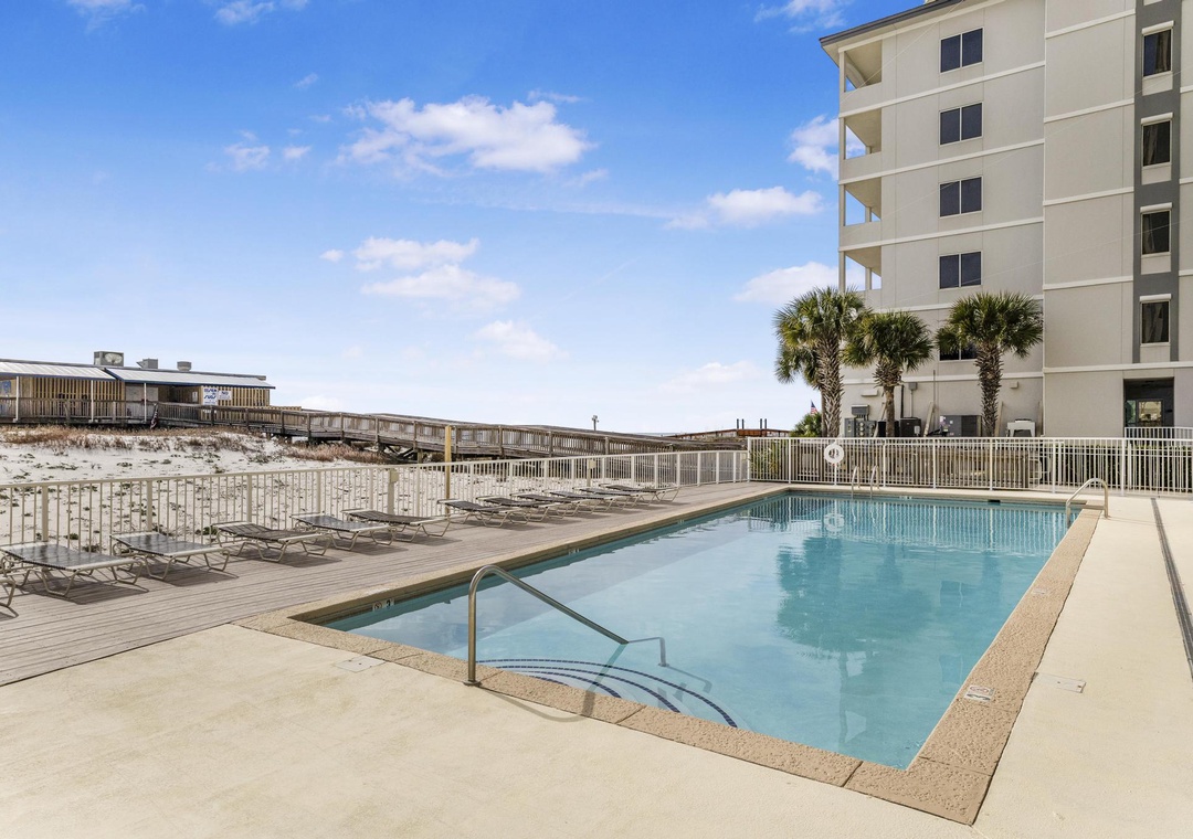 Boardwalk community pool