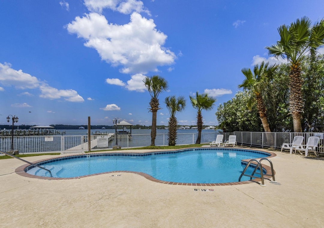 The Landing community pool