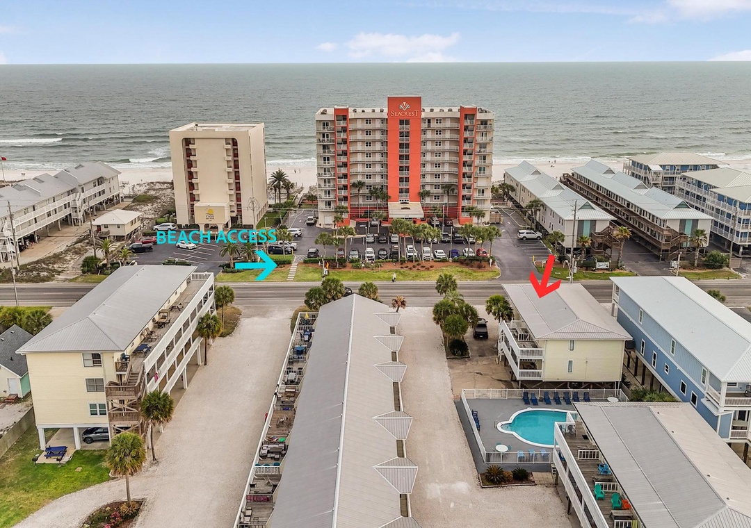 Moonraker location - just steps to the beach!