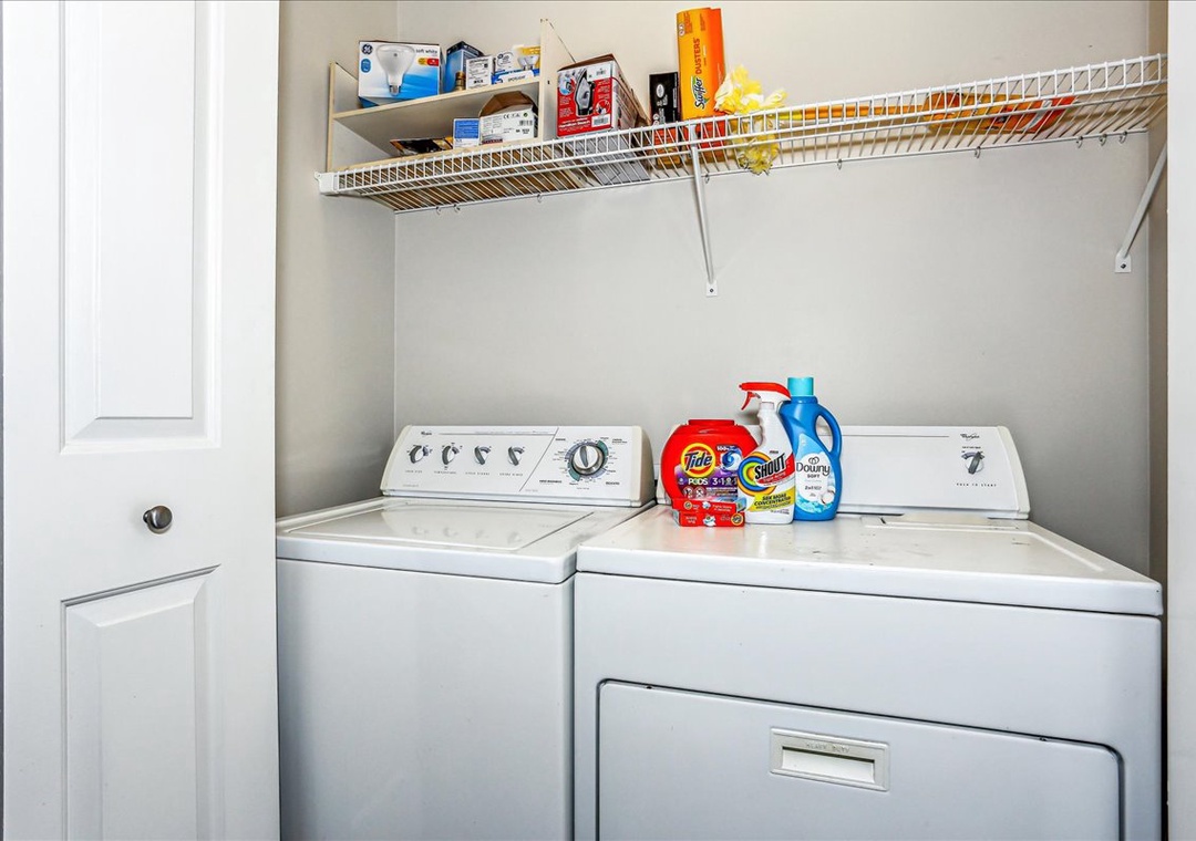 In-unit laundry