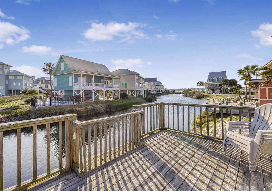 Enjoy the water views