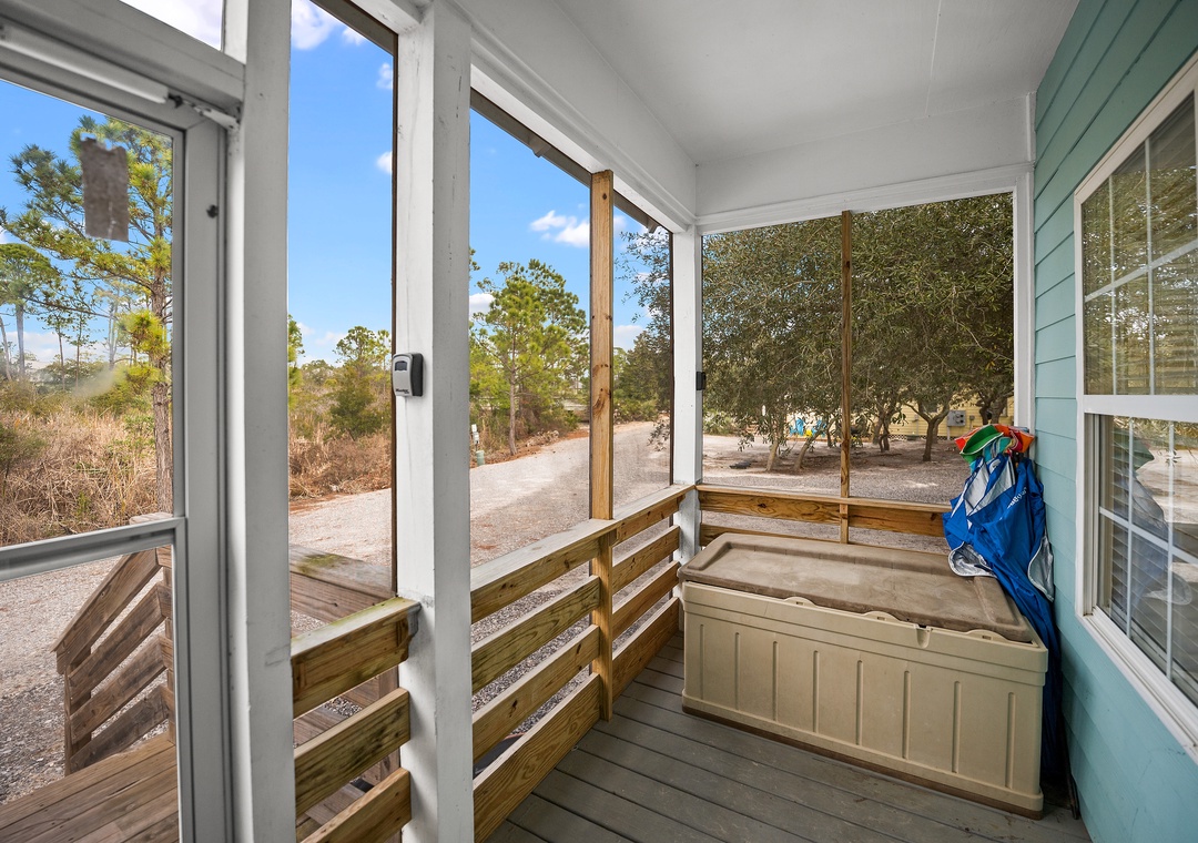 Screened porch