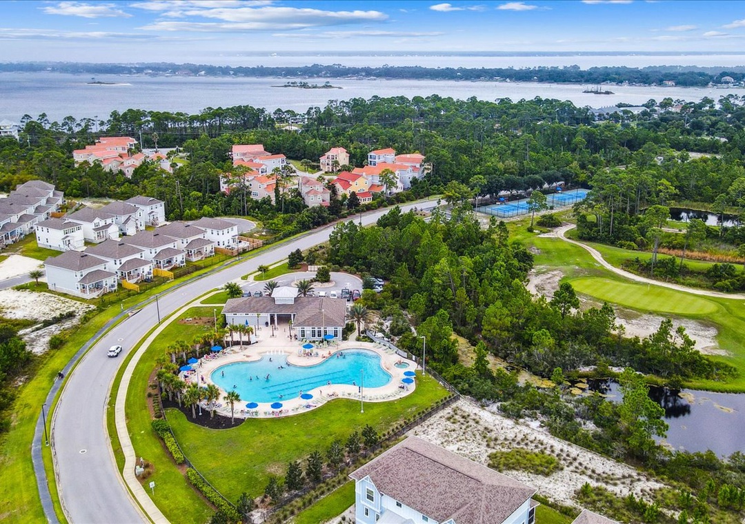 Lost Key Aerial View of One of the Pools