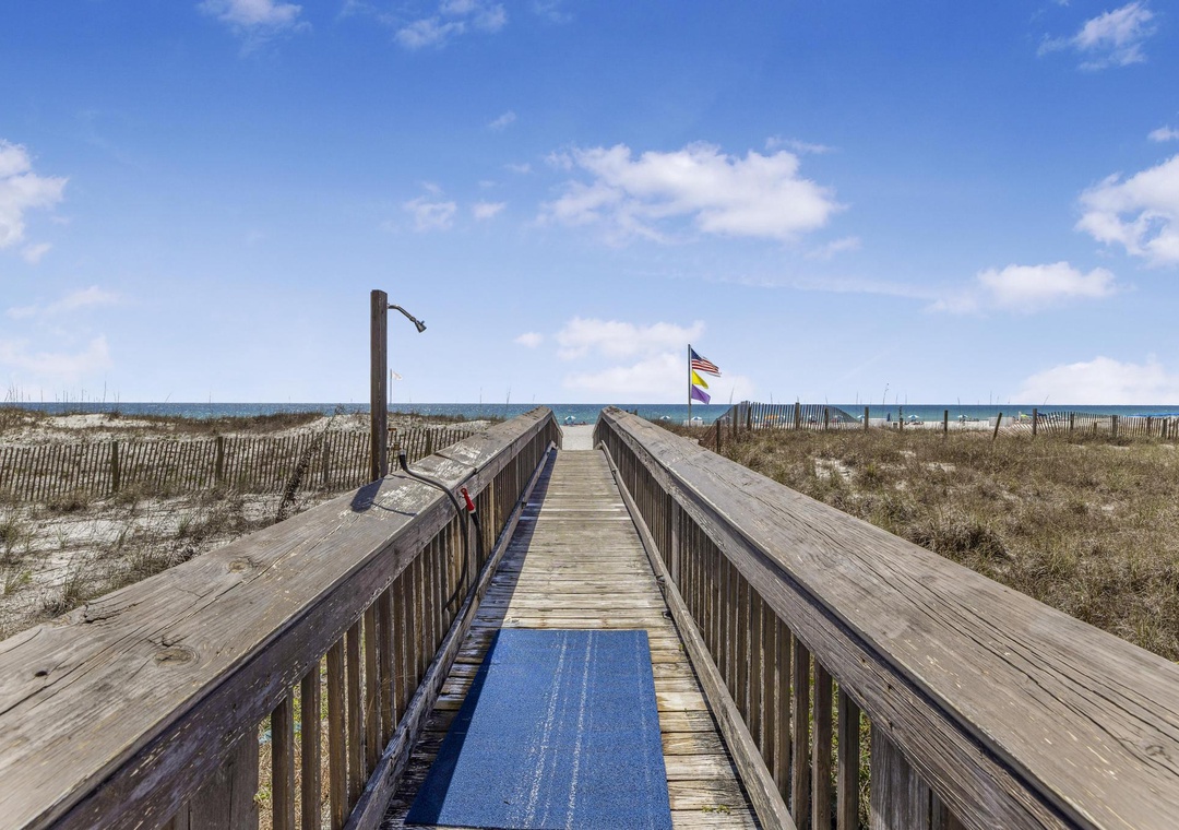 Boardwalk to the beach