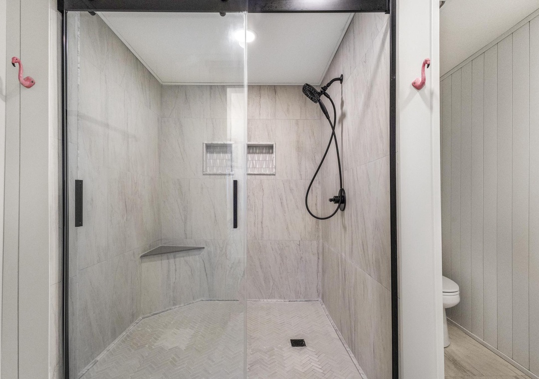 Primary bathroom walk-in shower