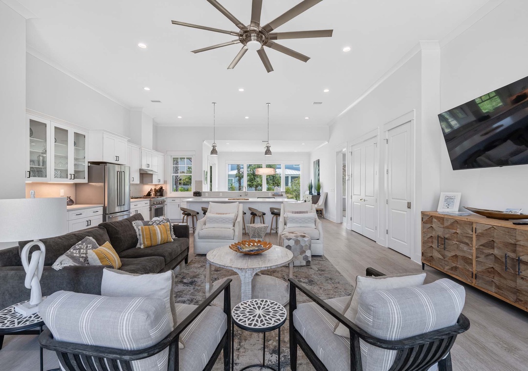 Comfortable living room seating