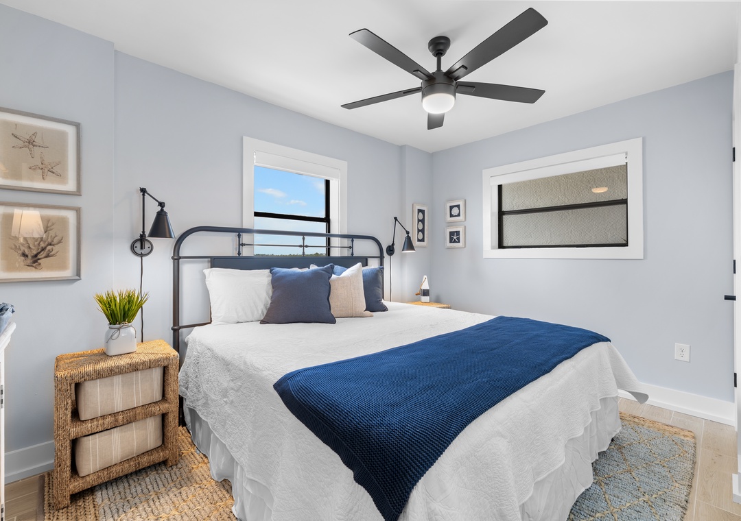 Guest bedroom 1 with king bed