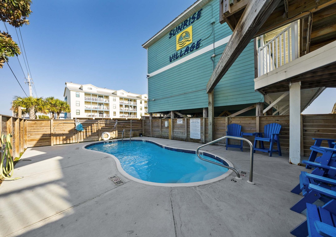 Take a dip in the pool