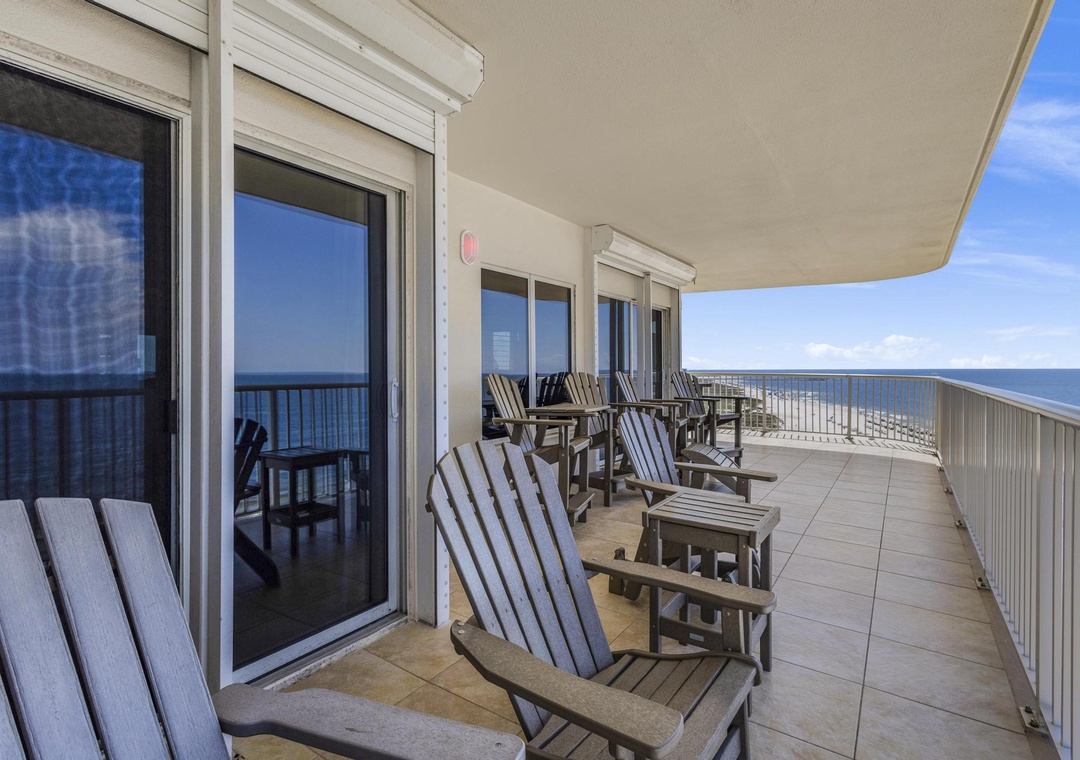 Balcony seating