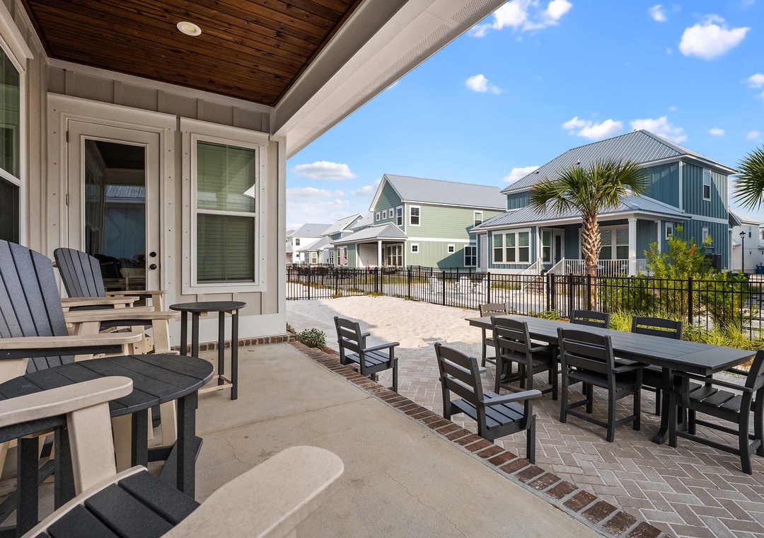 Plenty of outdoor seating