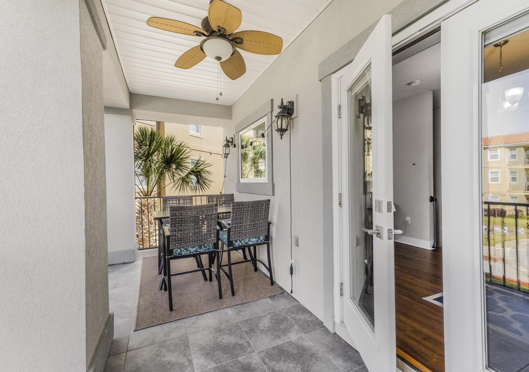 Second floor balcony
