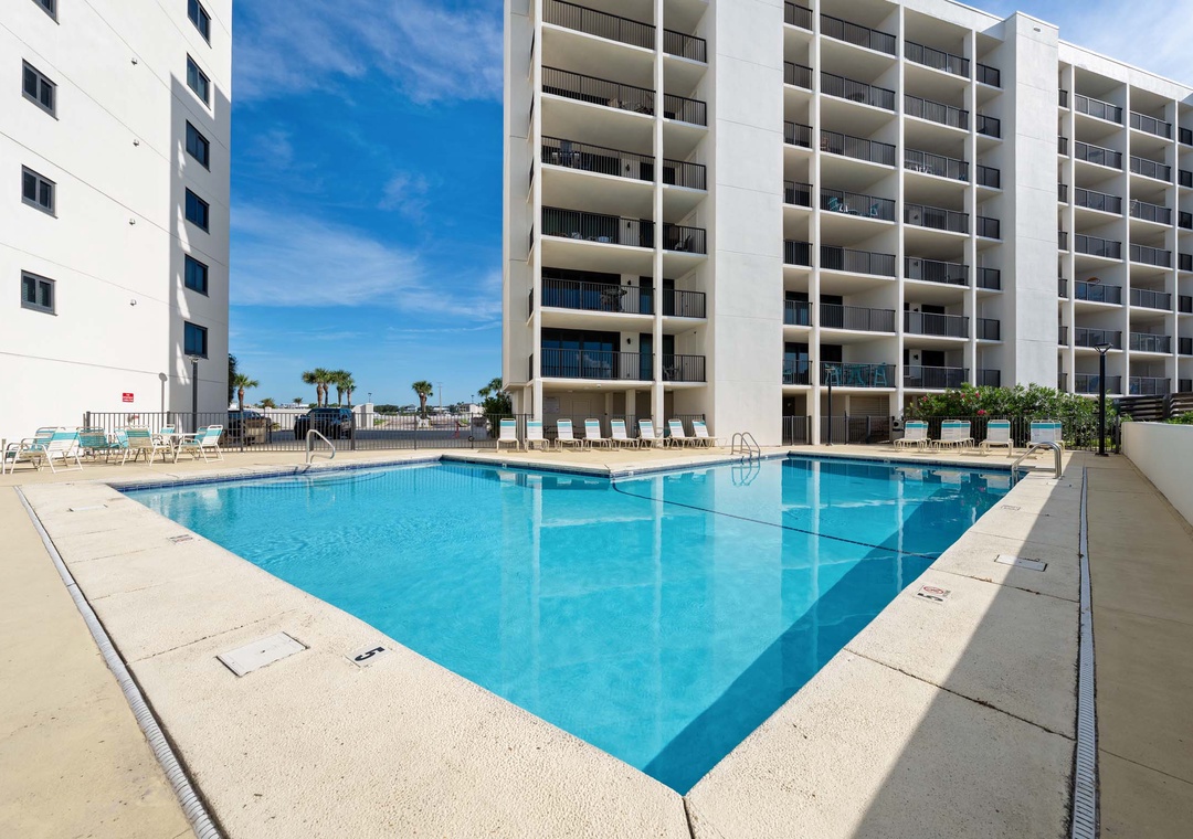 Community outdoor pool