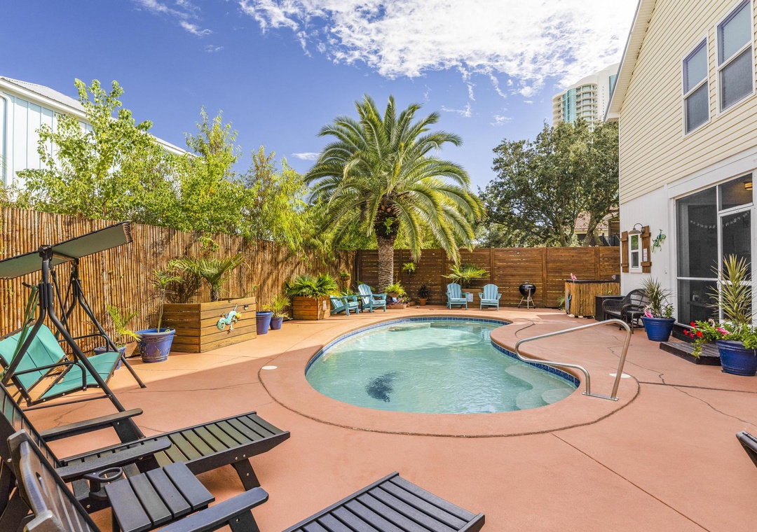 Private outdoor pool