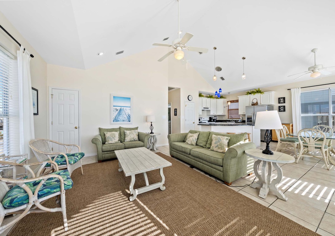 Comfortable living room seating