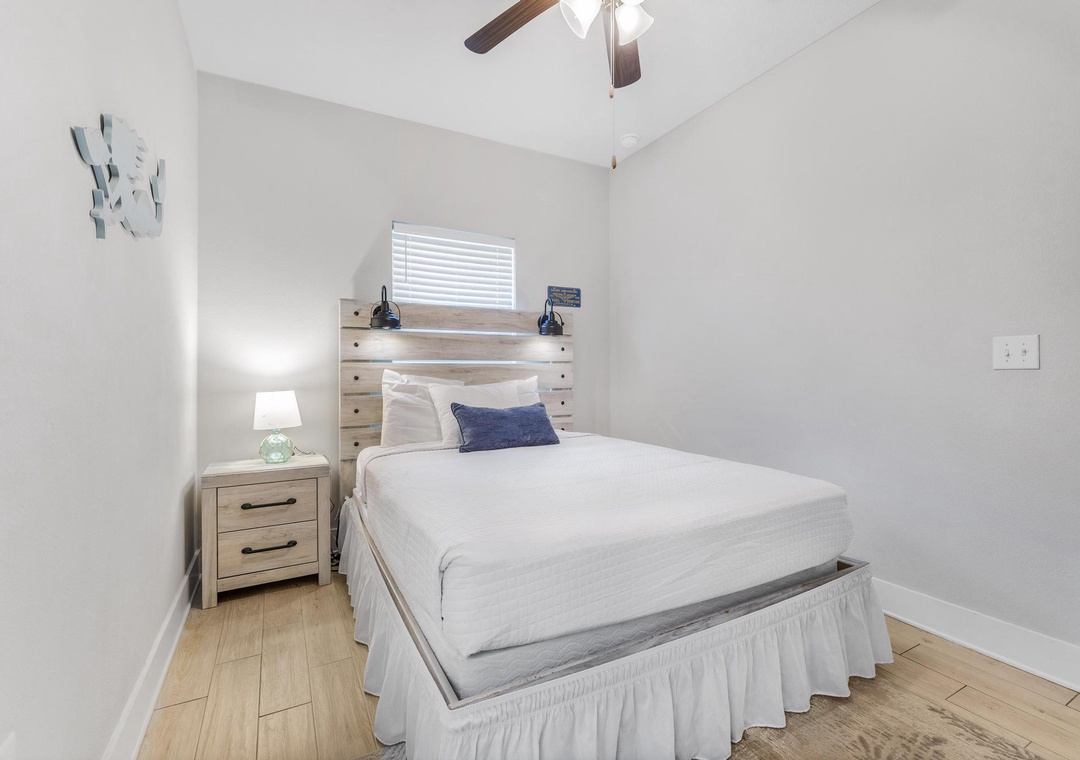 First floor queen guest bedroom