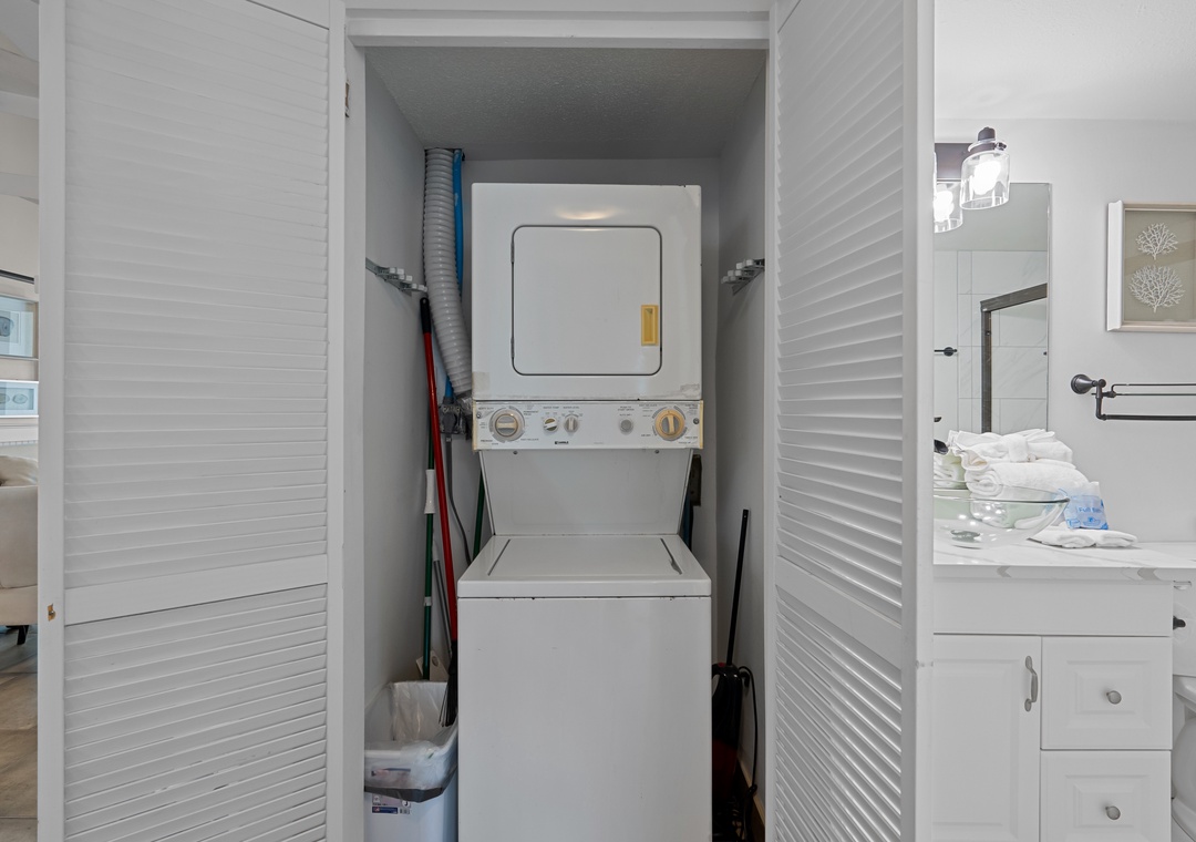 Washer and dryer