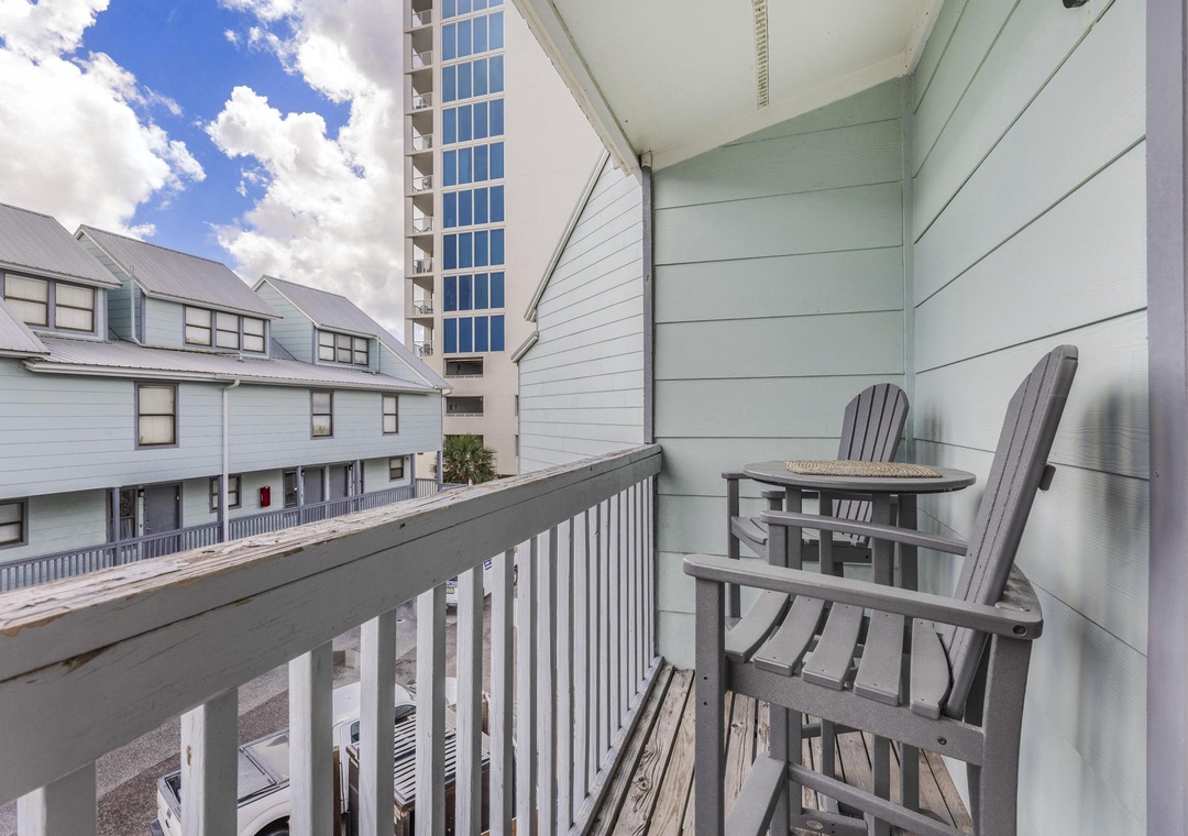 Second floor balcony