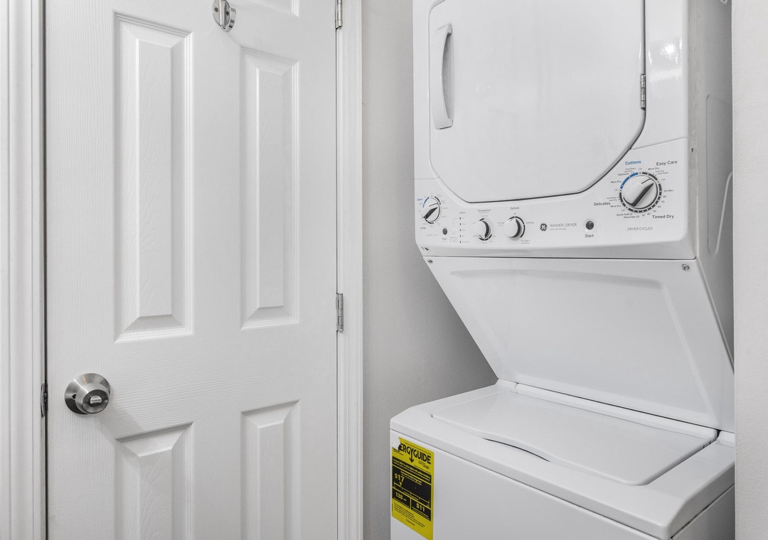 In-unit laundry