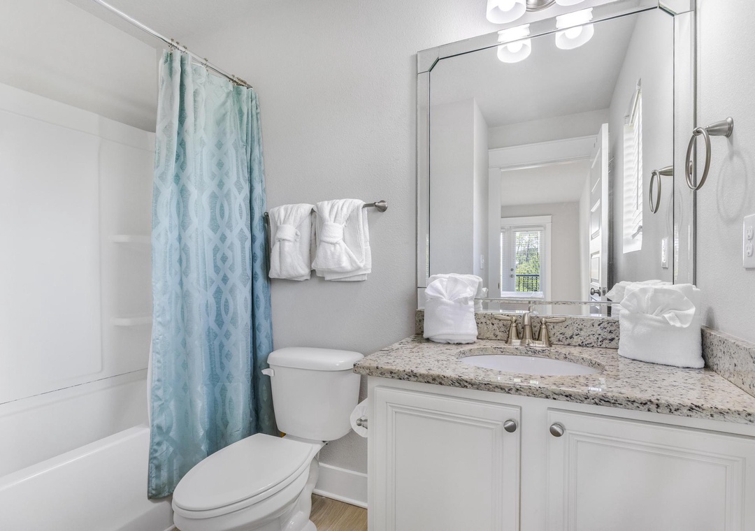 Third floor queen guest bedroom ensuite bath