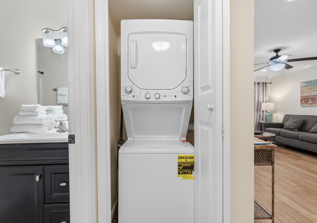 Washer and dryer