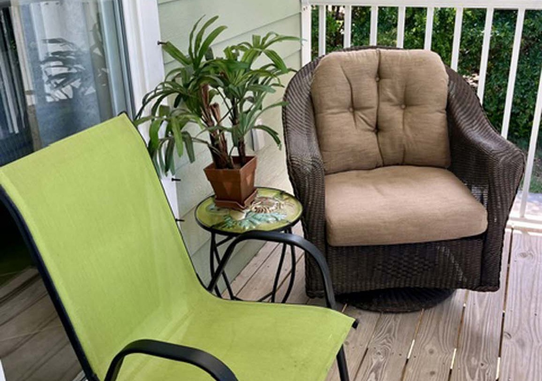 Private balcony