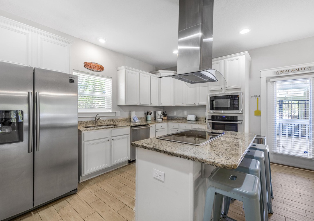 High-end furnishings in the kitchen