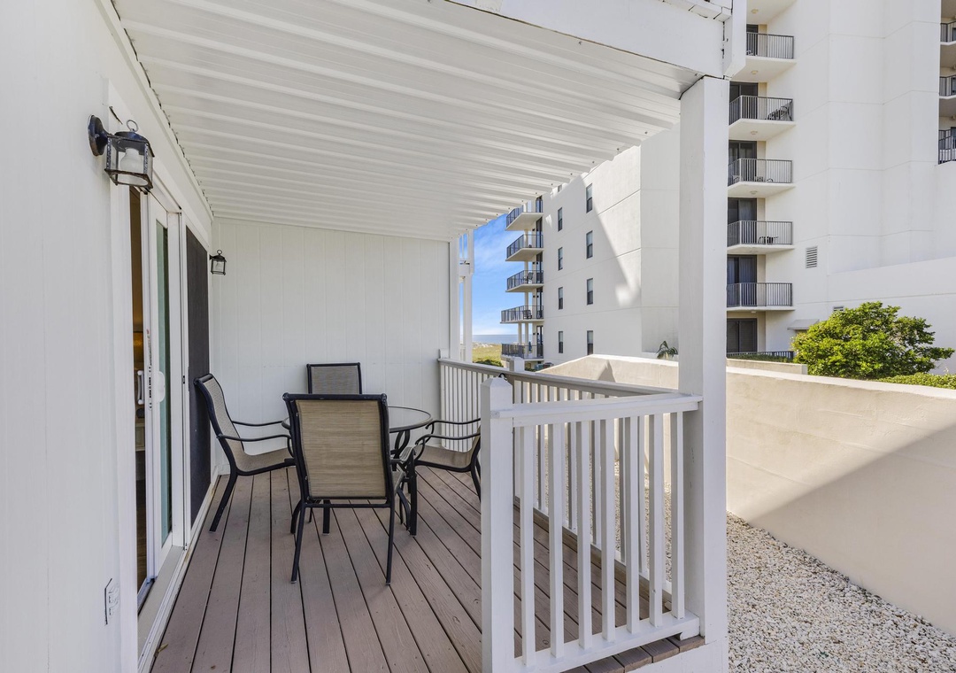 Private balcony