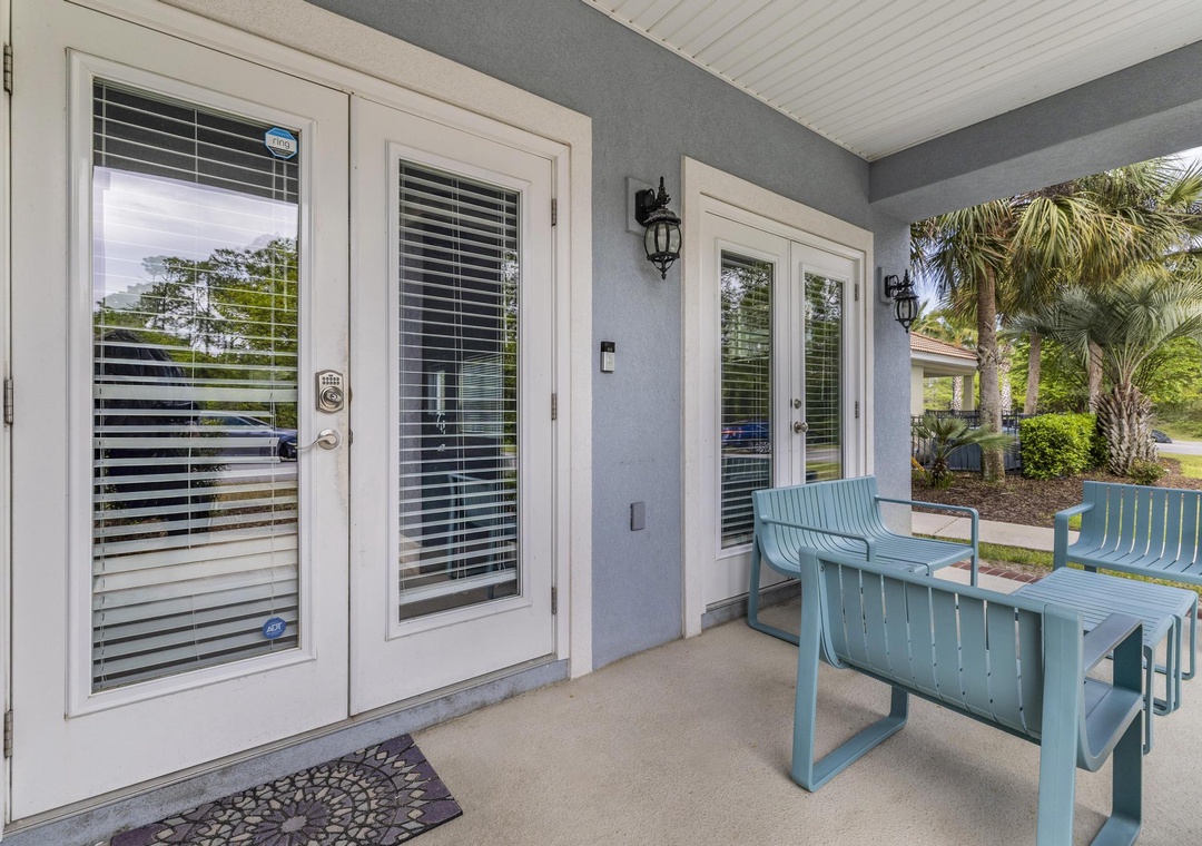 Relaxing front porch