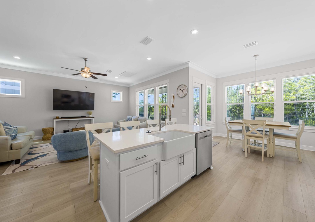 Spacious and open floorplan