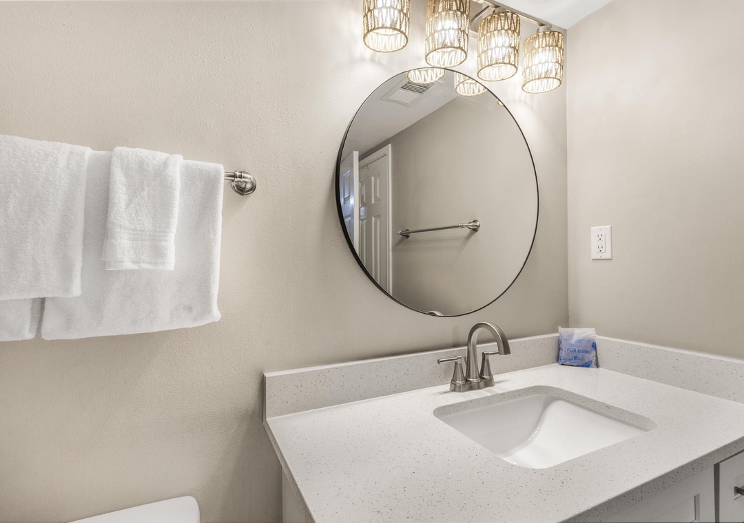 Beautifully updated primary bathroom