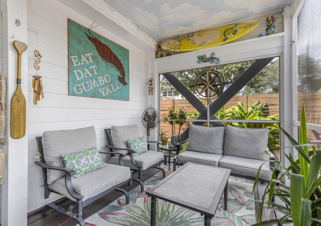 Outdoor seating