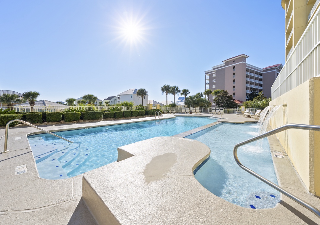 Take a dip in the community pool