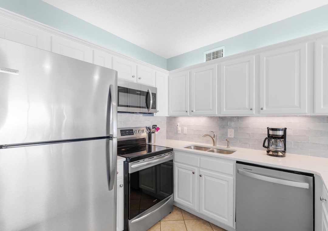 Stainless steel appliances