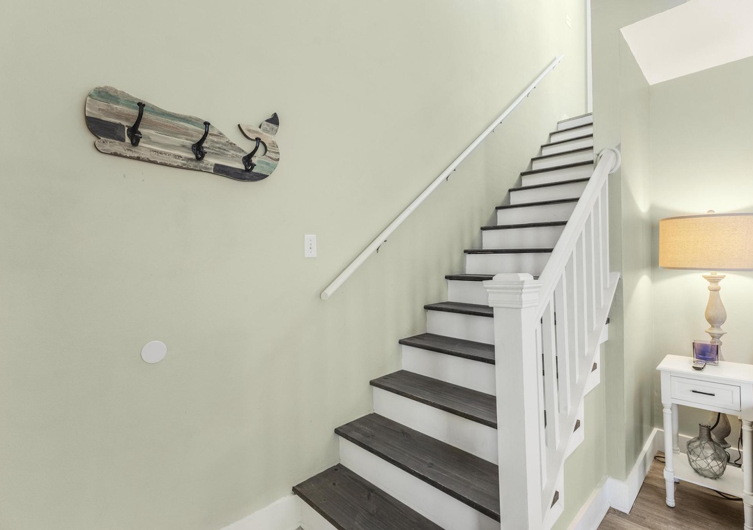 Head upstairs