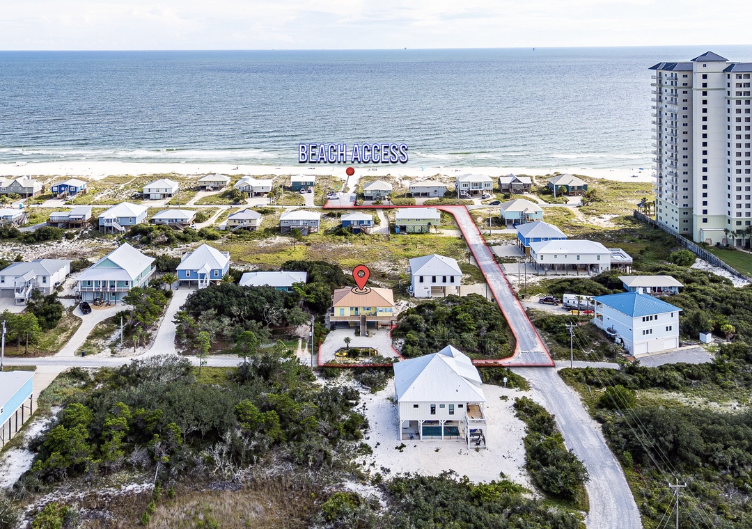 Aerial view of Shorely Blessed