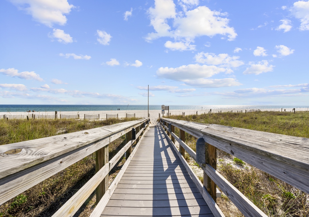 Boardwalk to the beach