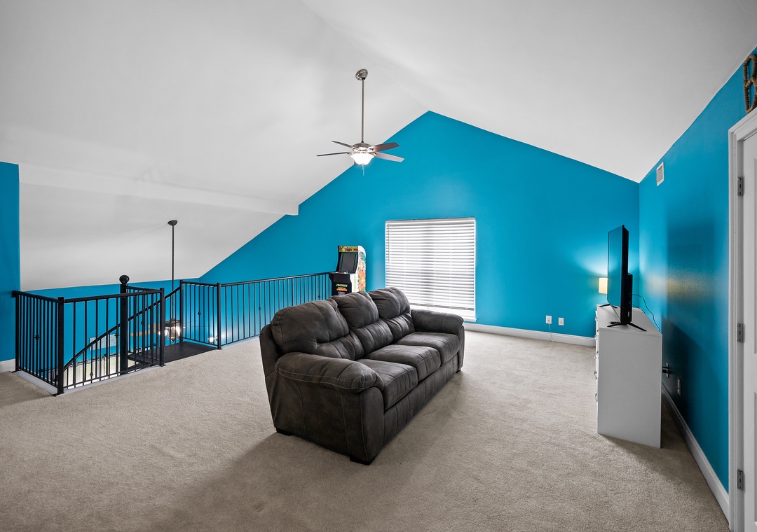Living space in the loft