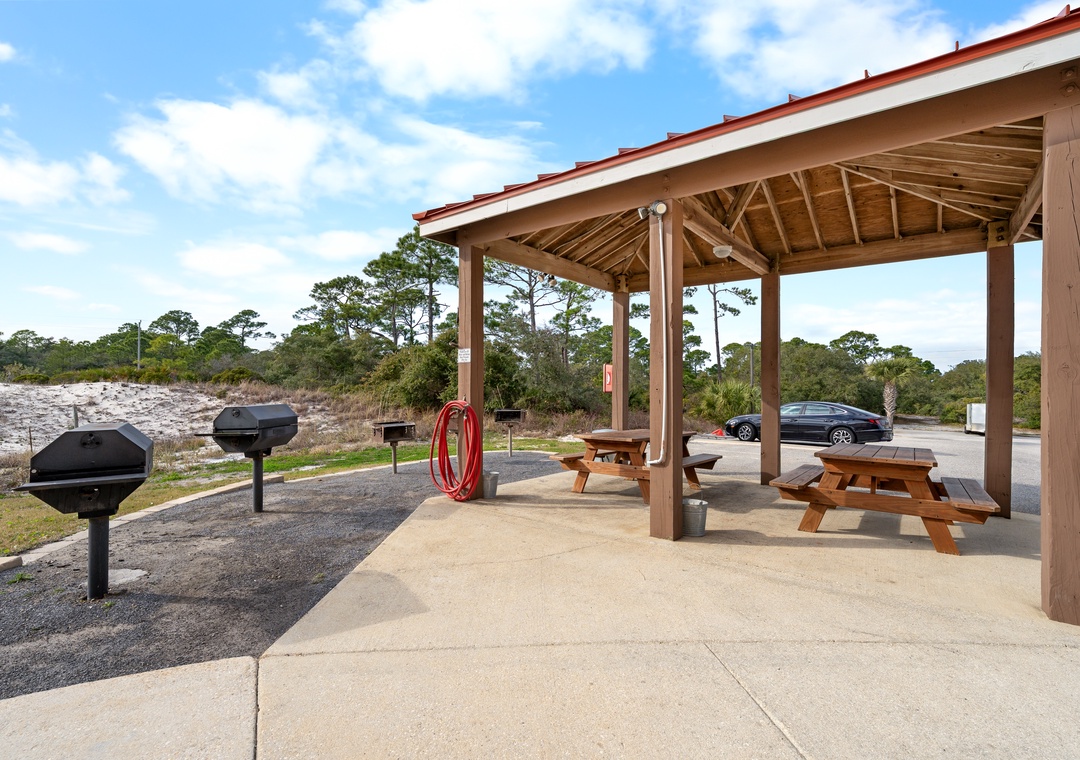 Picnic and grilling area