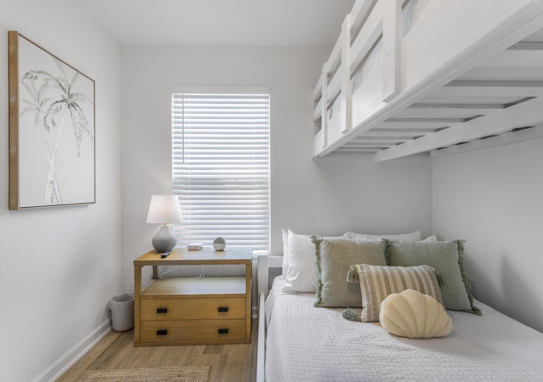 Twin-over-full bunk bed