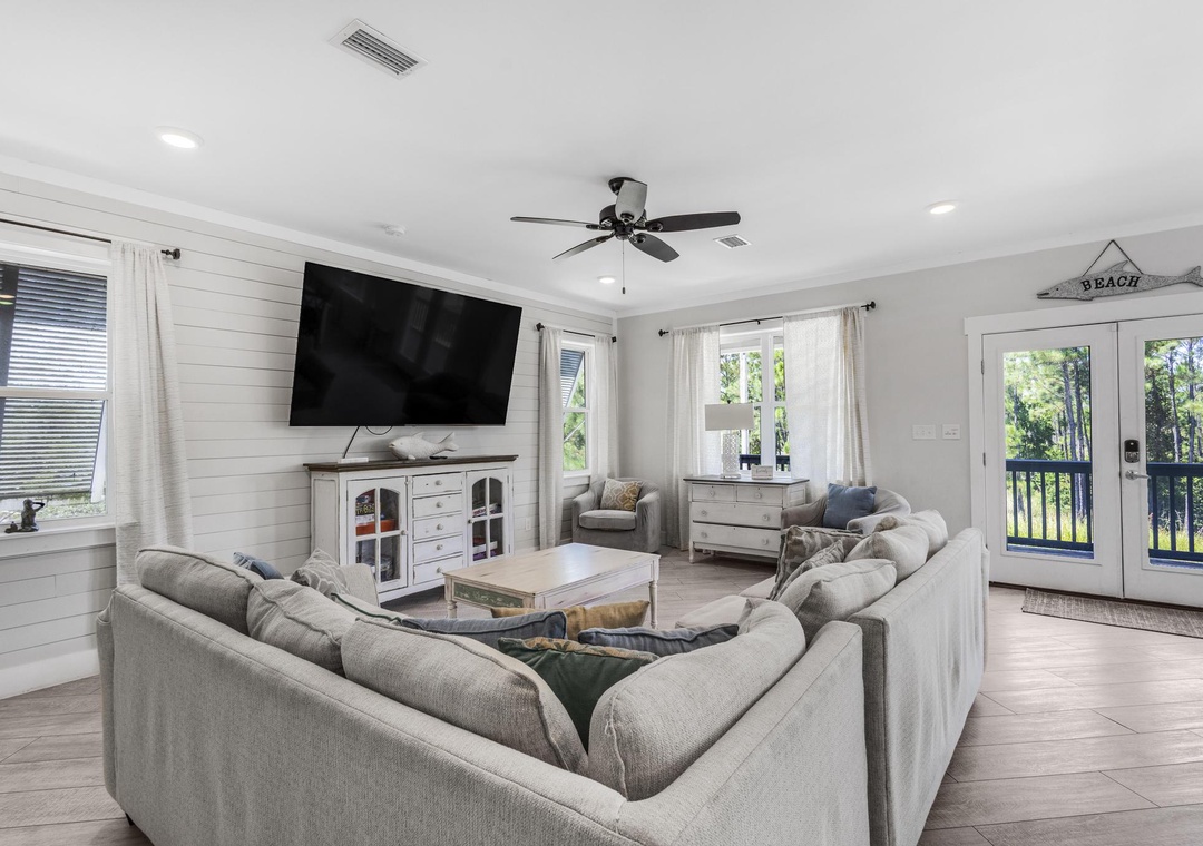 Comfortable living room seating
