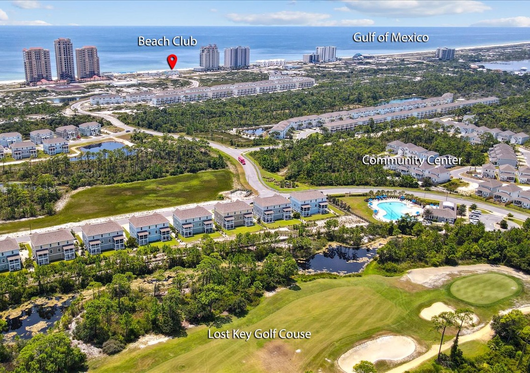 Lost Key Aerial View