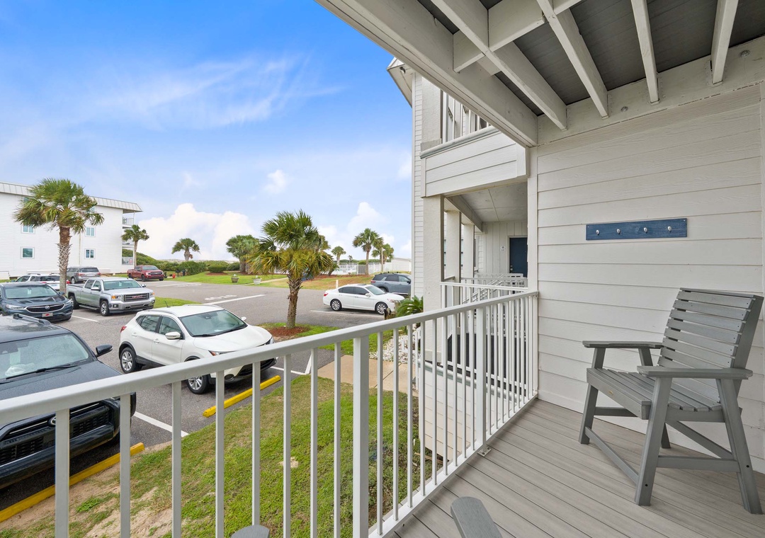 Private balcony