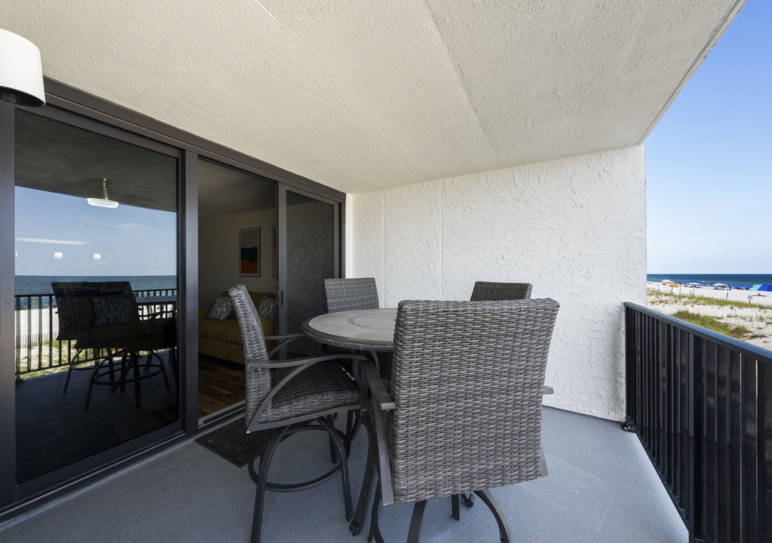 Private balcony