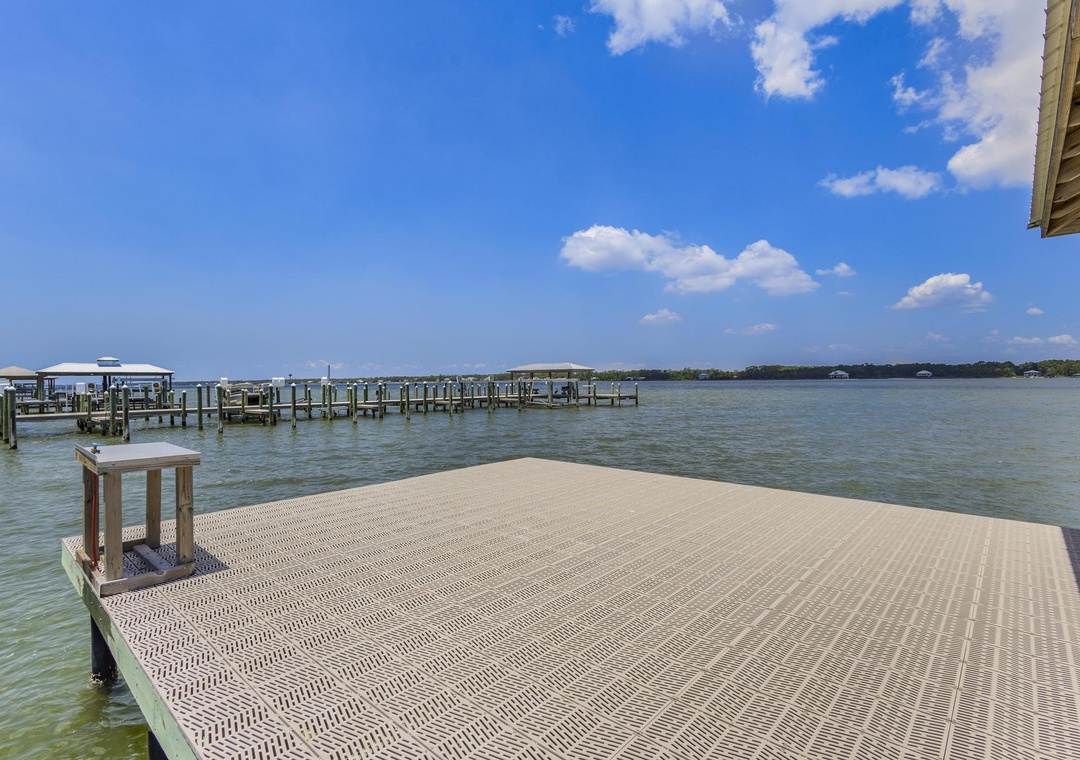The Landing community pier