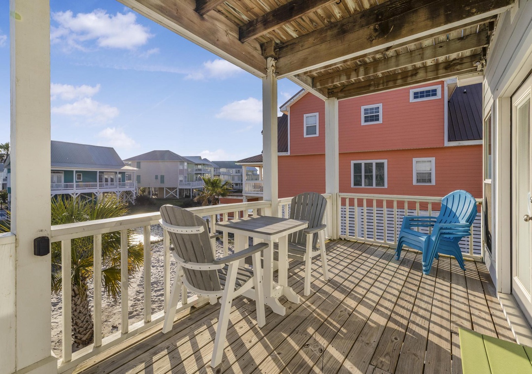 Soak up the sun on the deck