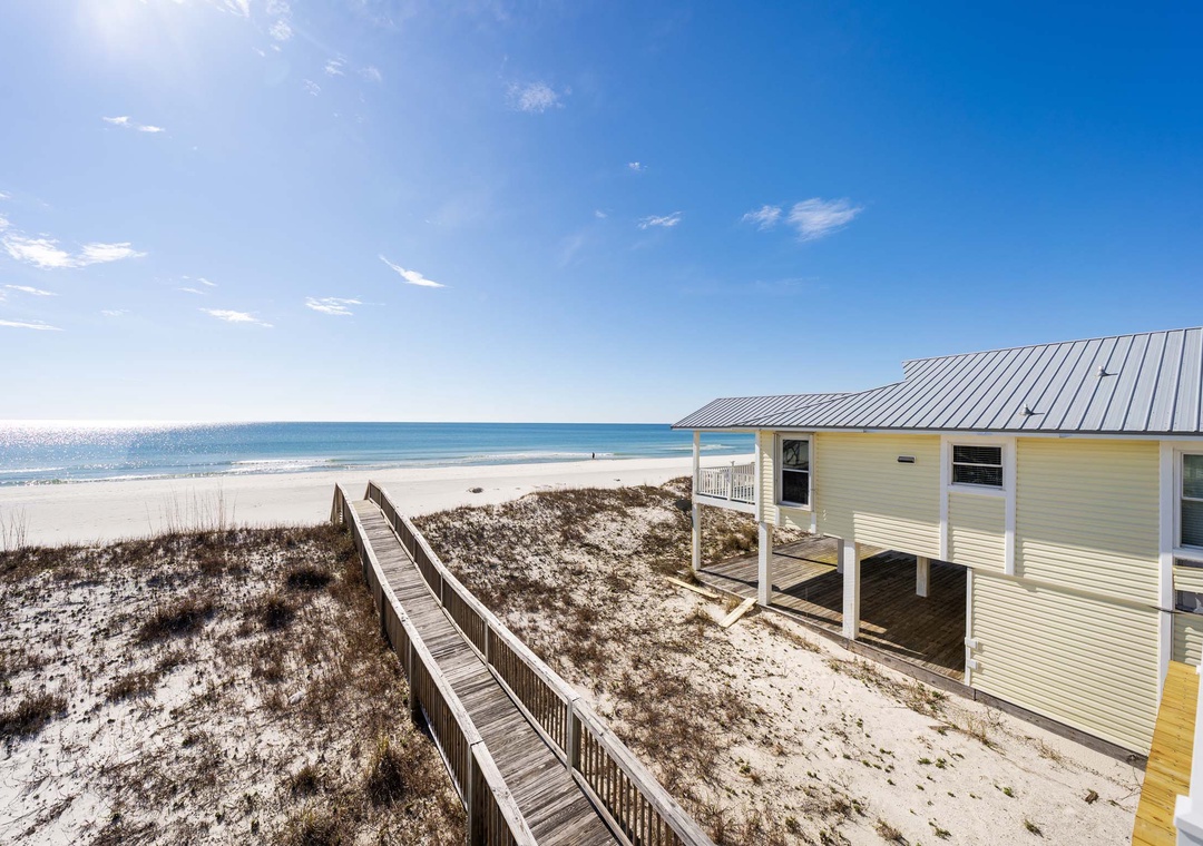 Private beach access