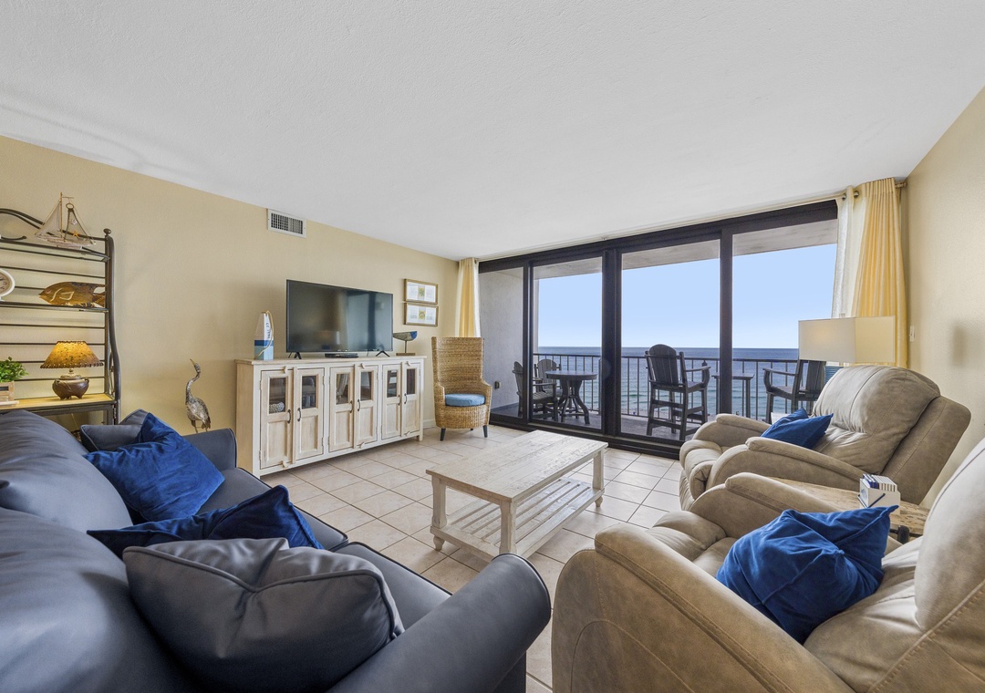 Comfortable living room seating
