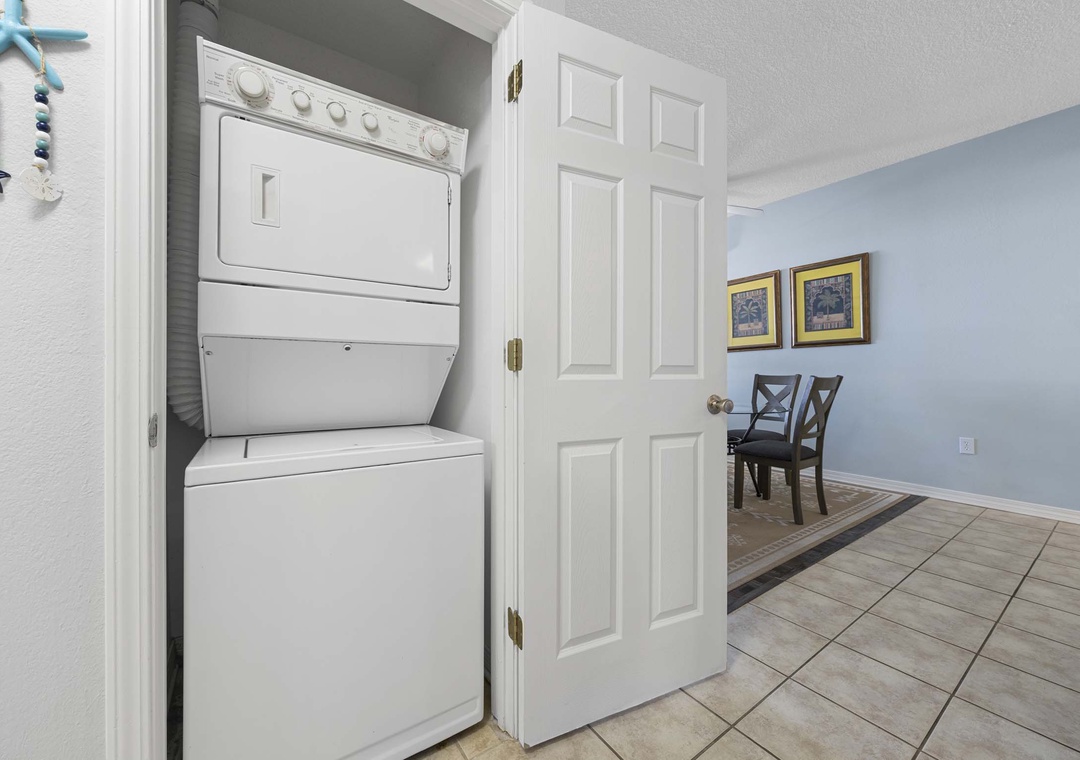 In-unit laundry