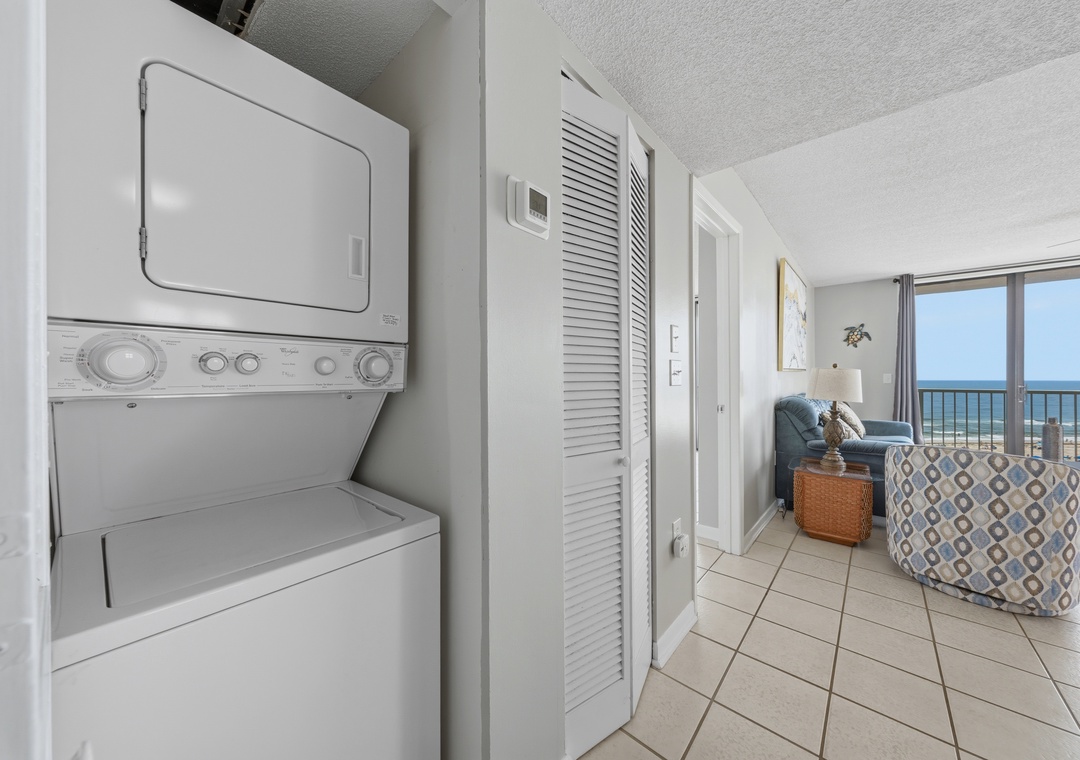 In-unit laundry