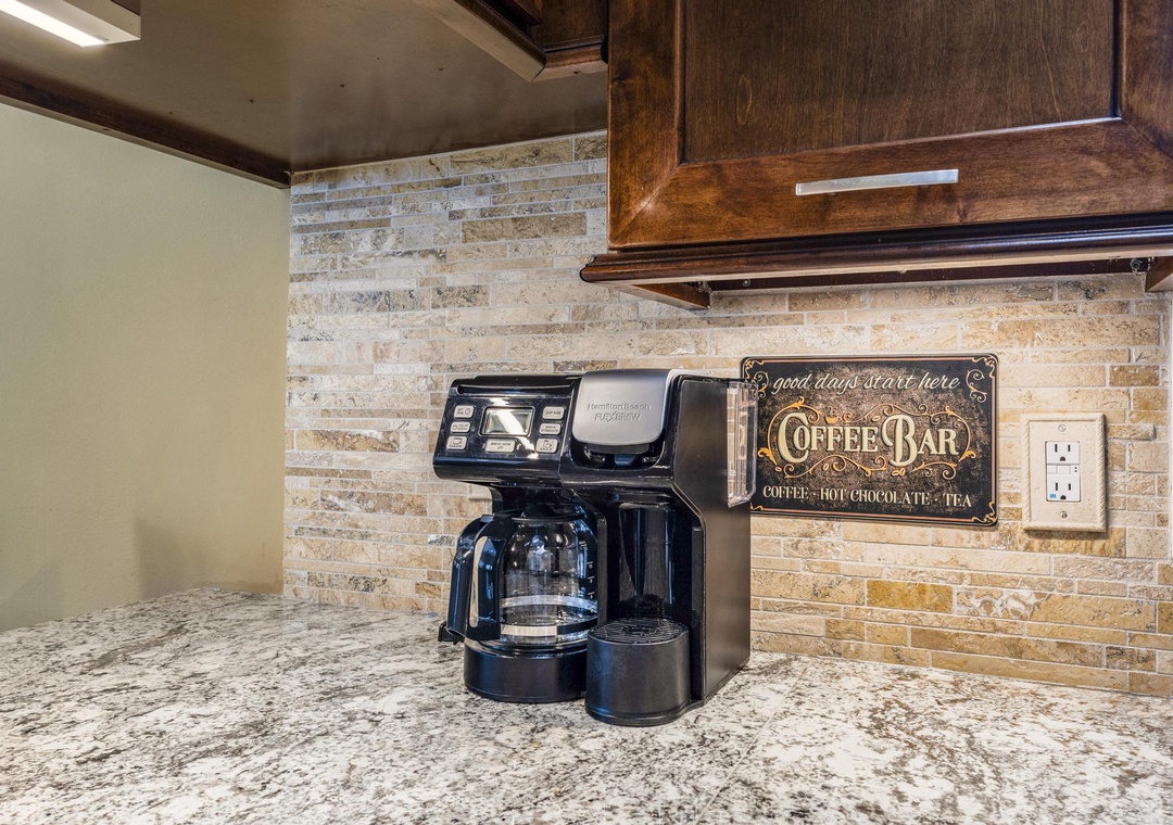 Whip up a cup of morning coffee